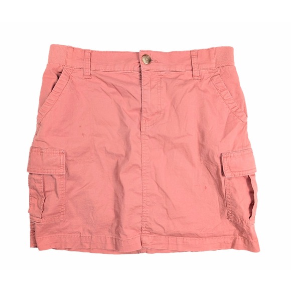 Lee Pastel Pink Regular Fit Mid Rise‎ Cargo Skort Women's Size 6 / Medium - Picture 1 of 6